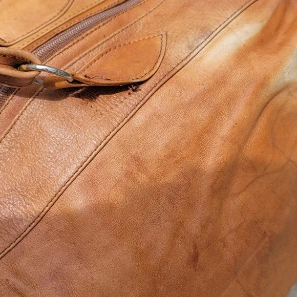 Vtg Karla Bolsas Suede Duffle Crossbody Bag Combo - Picture 6 of 12